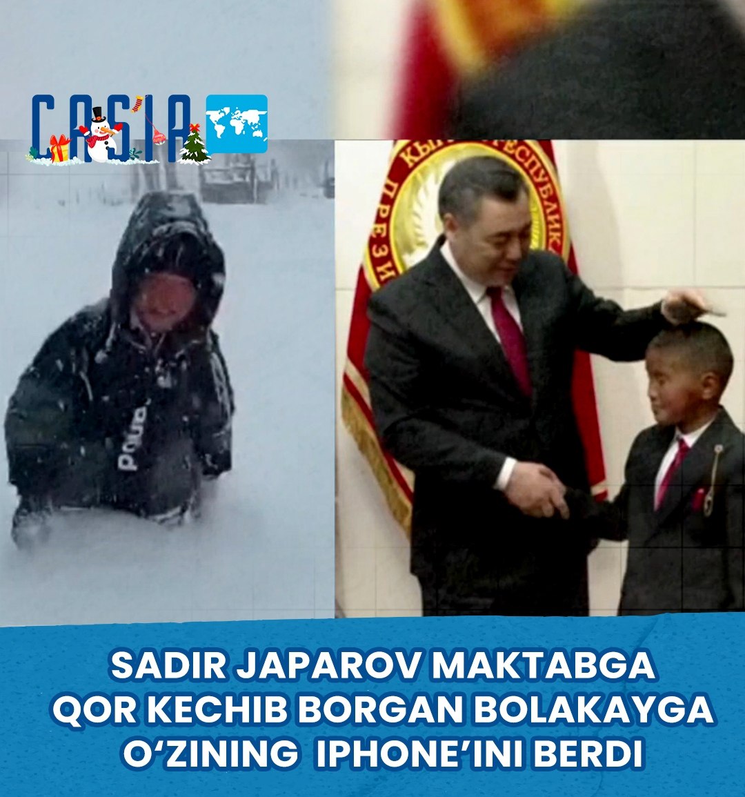 Kyrgyz President Honors Student Who Walked Through Snow to School