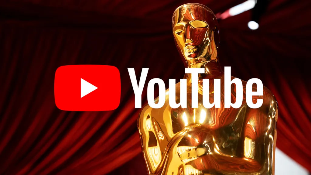 The Oscars awards ceremony can now be watched on YouTube