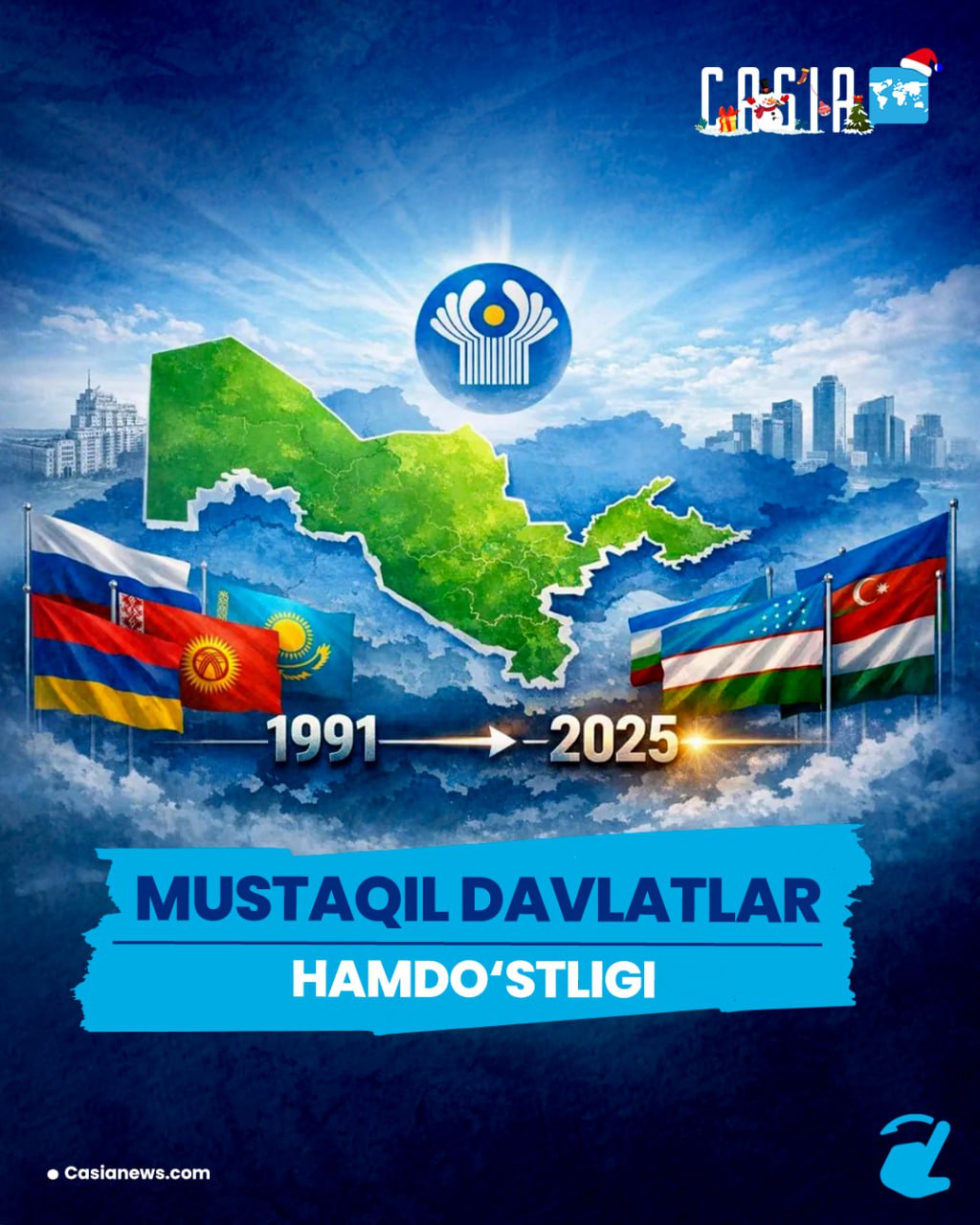 December 21 is the day Uzbekistan joined the CIS!