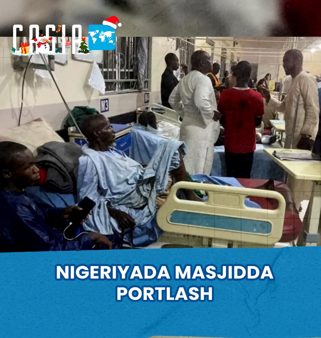 Explosion at a mosque in Nigeria leaves casualties.