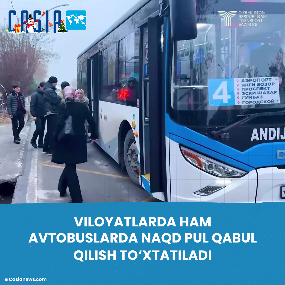 Cash payments on buses will also be discontinued in the regions.