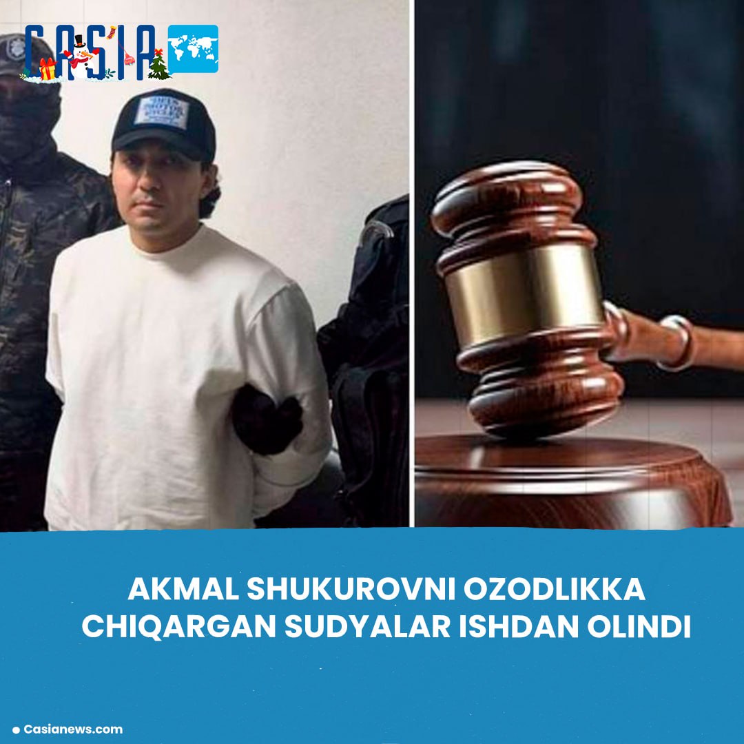 Judges who released Akmal Shukurov dismissed