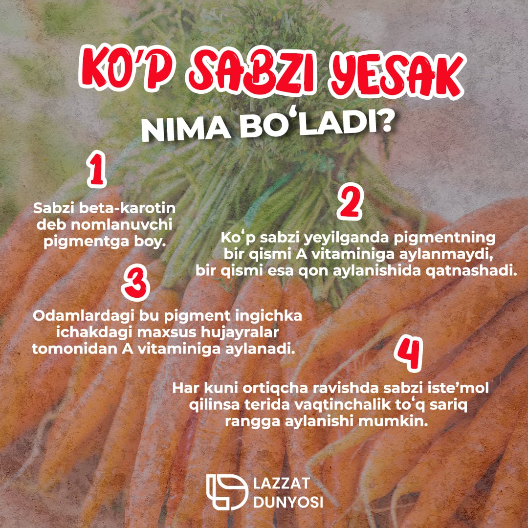 What happens if you eat too many carrots?