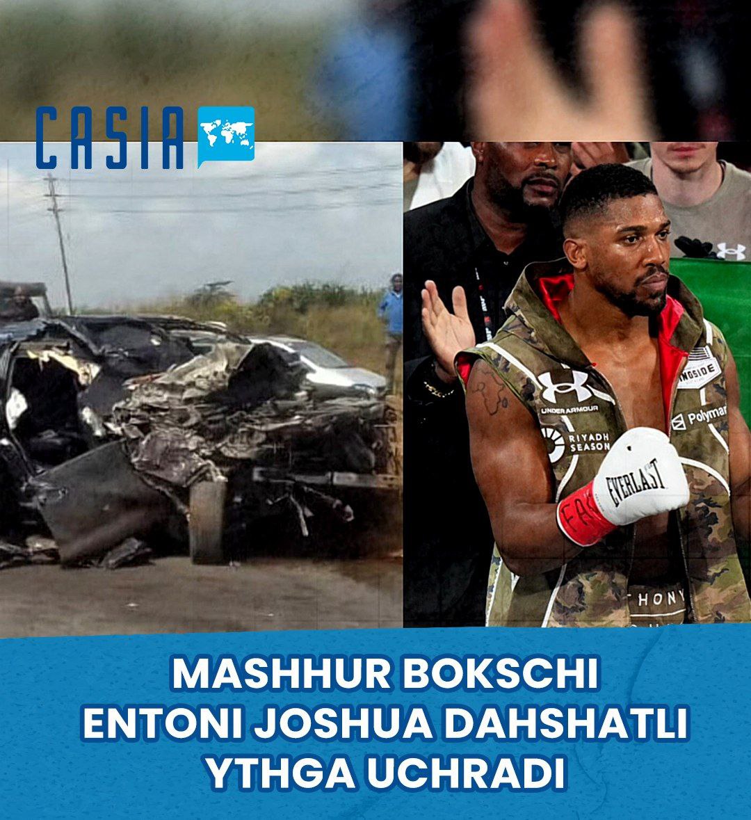 Anthony Joshua involved in car accident in Nigeria: two people died