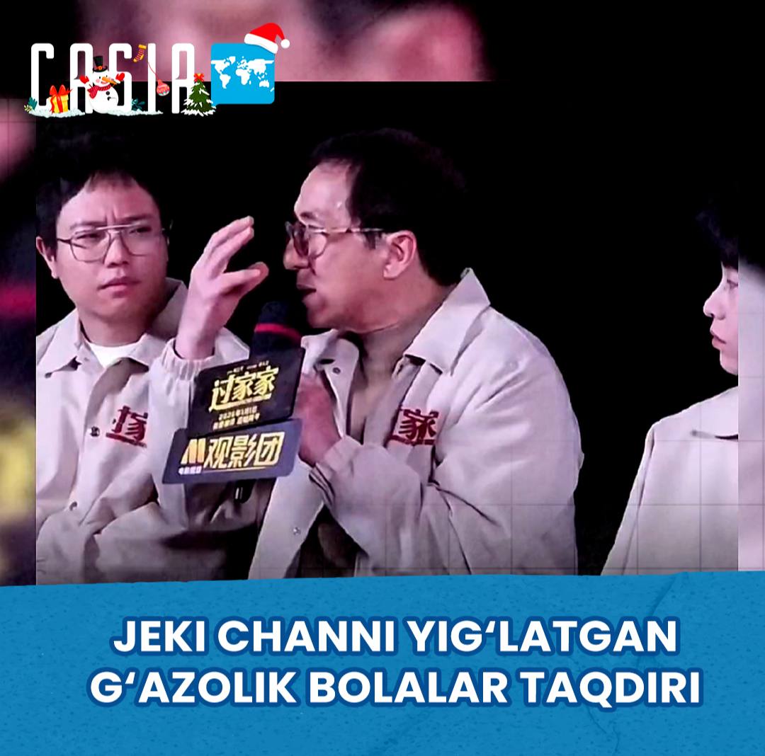 Jackie Chan speaks out about the suffering of Palestinian children in Gaza