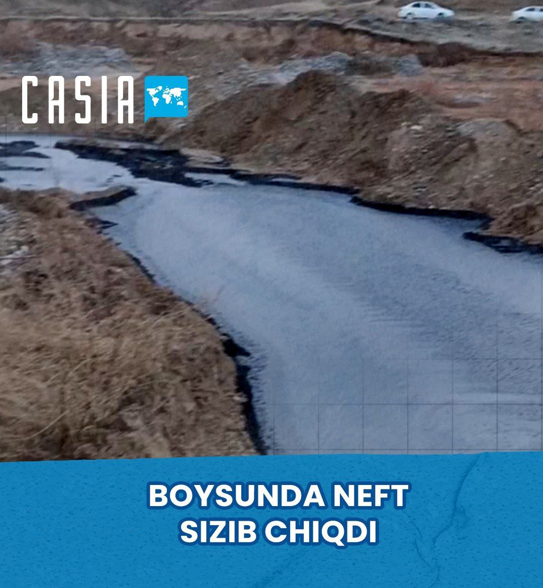 Oil leaked in Boysun, situation under control