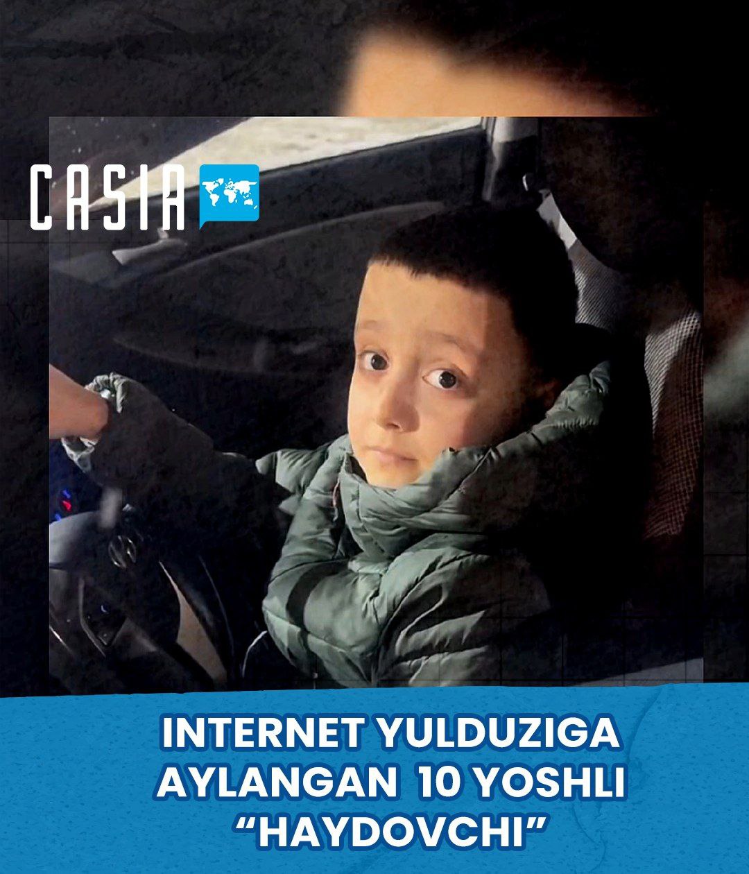 10-year-old “driver” in Russia becomes a social media star