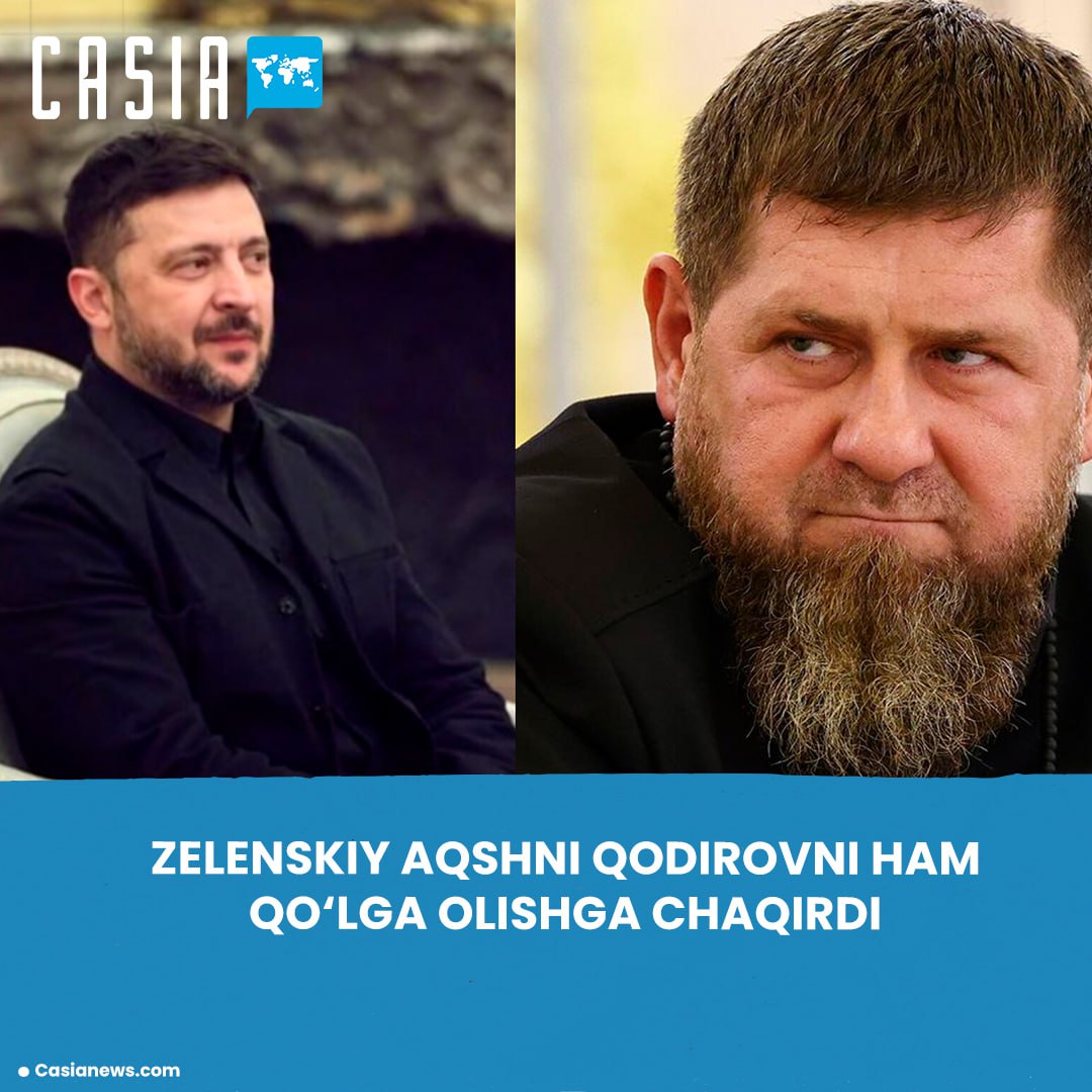 Zelensky calls on US to detain Kadyrov like Maduro