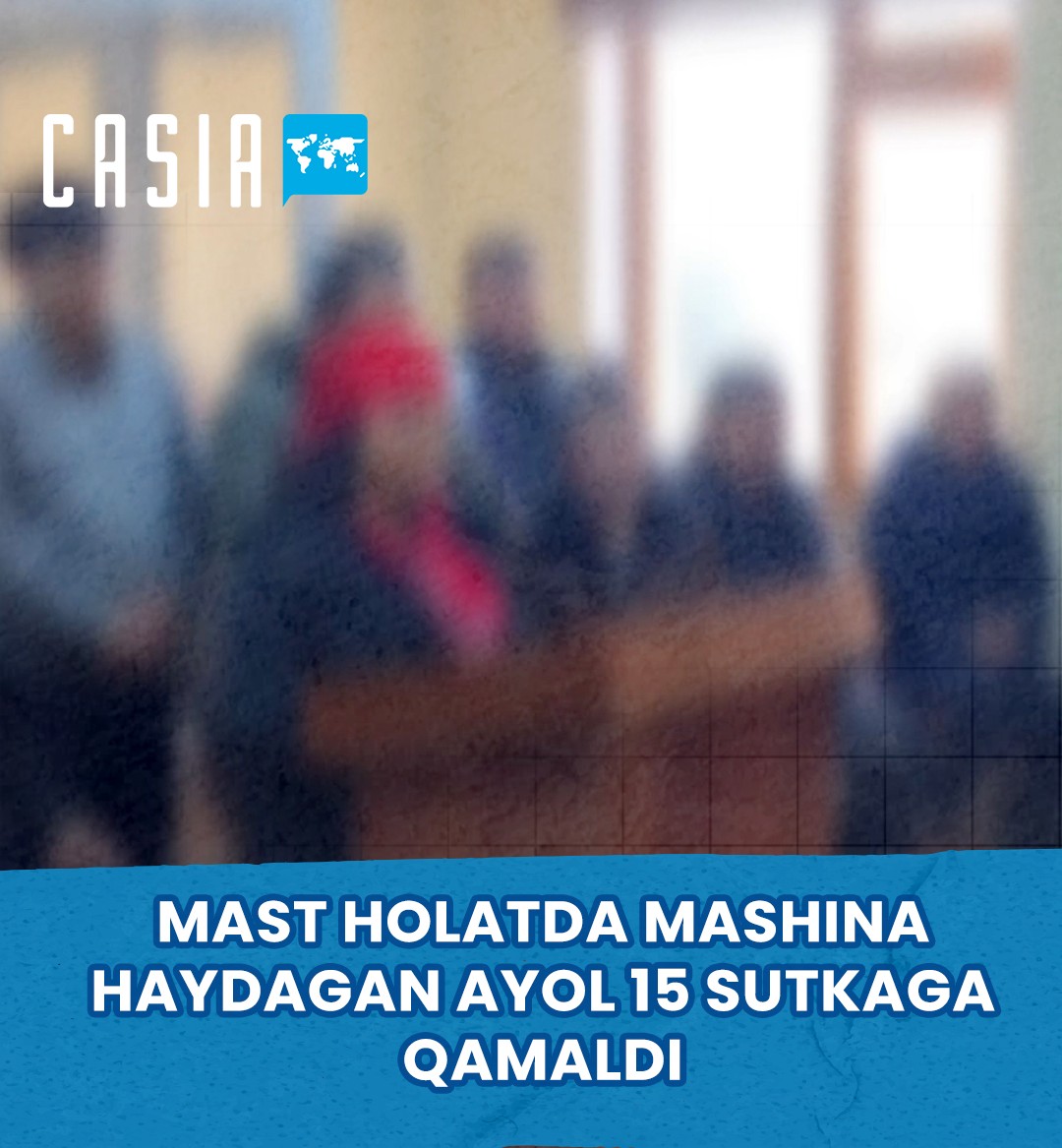 Woman jailed for drunk driving in Bukhara region