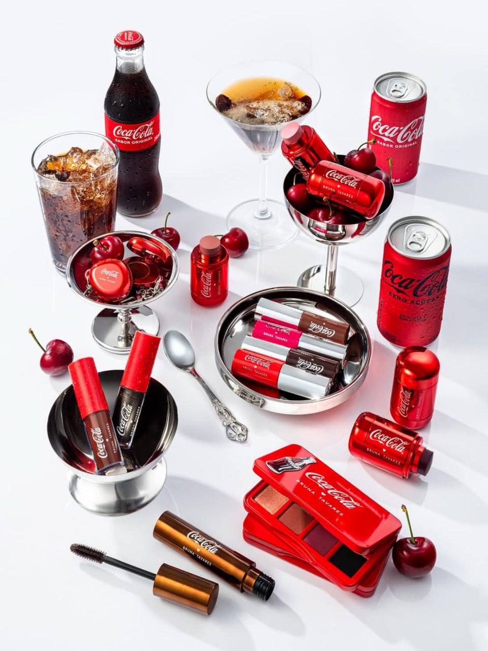 Coca-Cola launches a decorative cosmetics collection in collaboration with Bruna Tavares