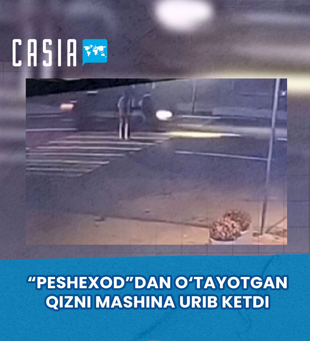 Car Hits Girl on Pedestrian Crossing