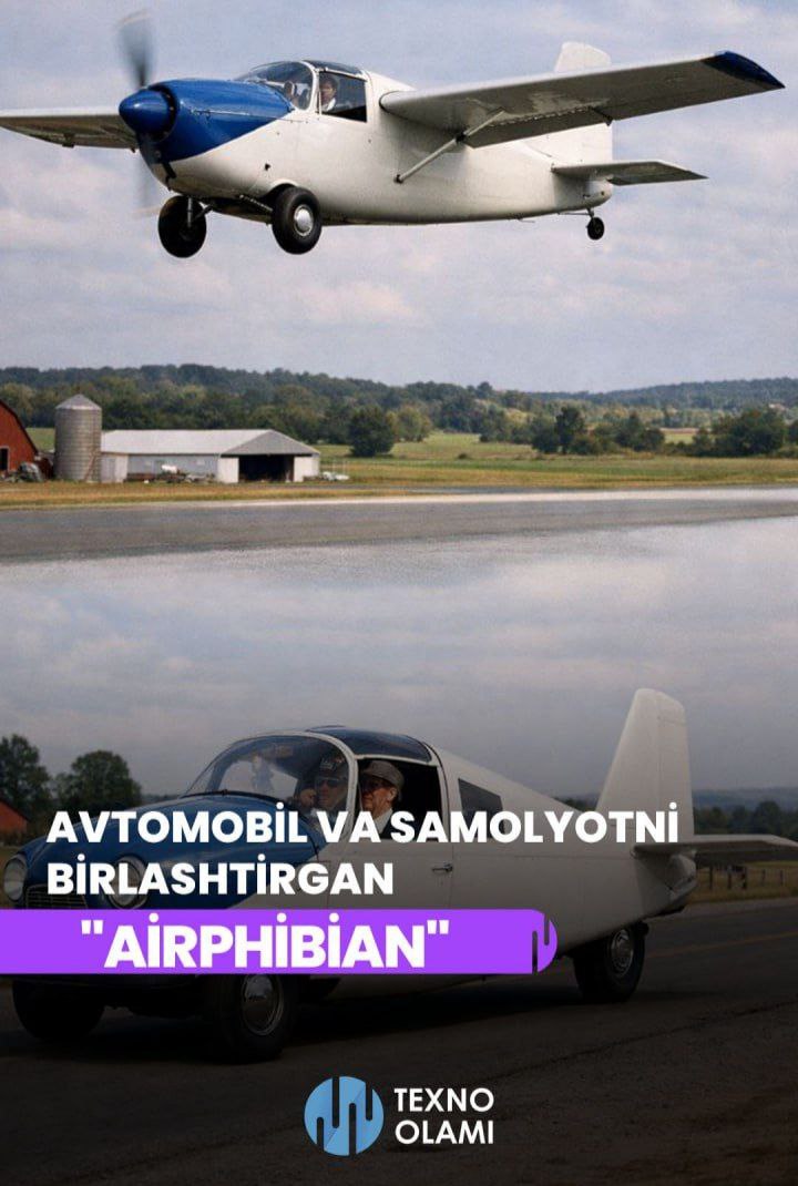 Airphibian — the first car that could drive and fly