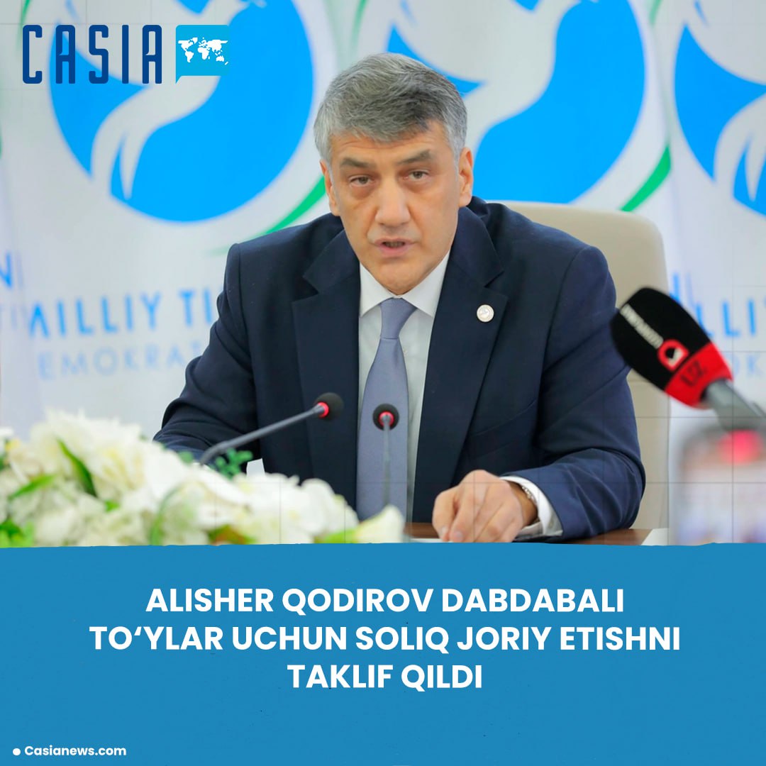Alisher Qodirov Proposes Luxury Wedding Tax