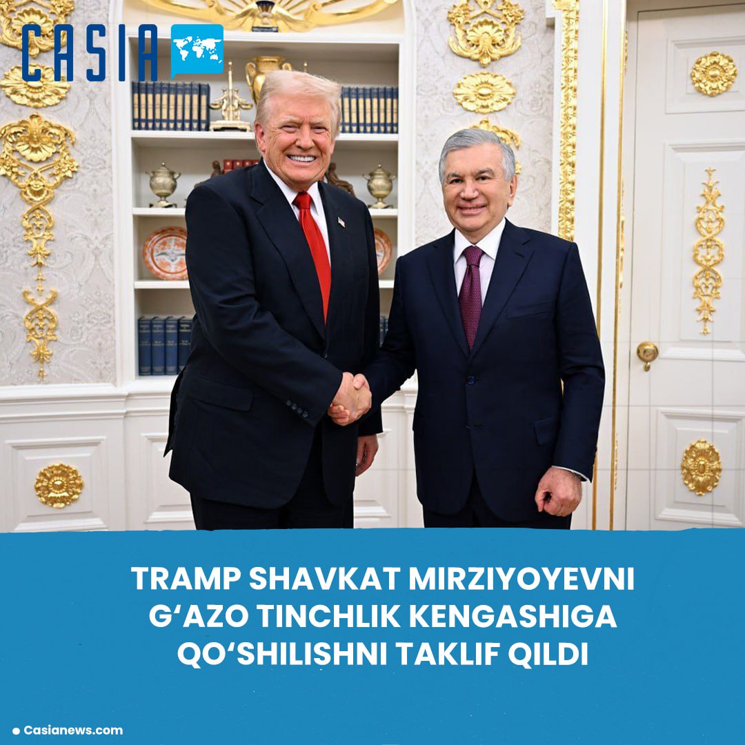Trump Invites Mirziyoyev to the Peace Council