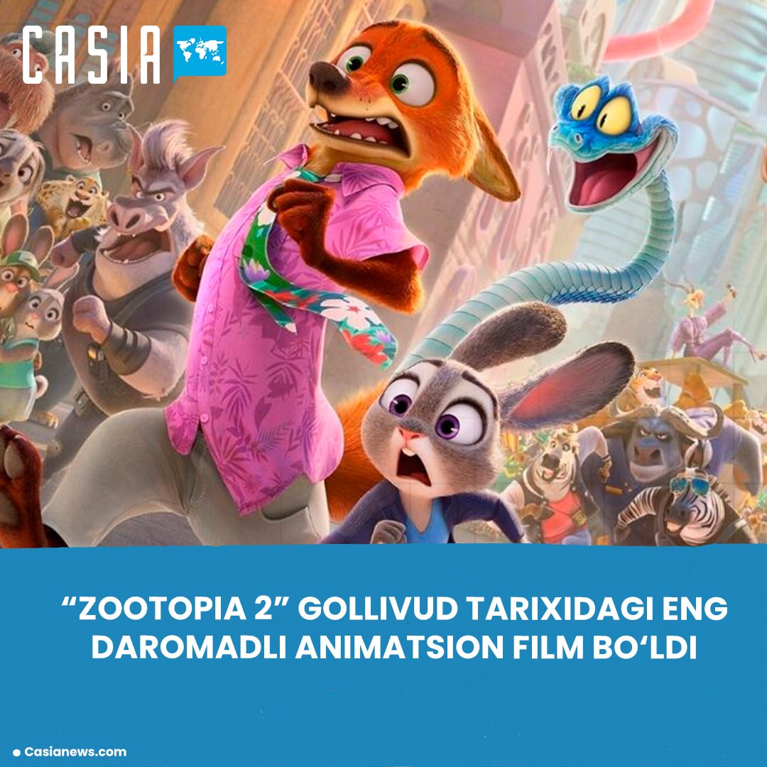 “Zootopia 2” Becomes Hollywood’s Highest-Grossing Animated Film!