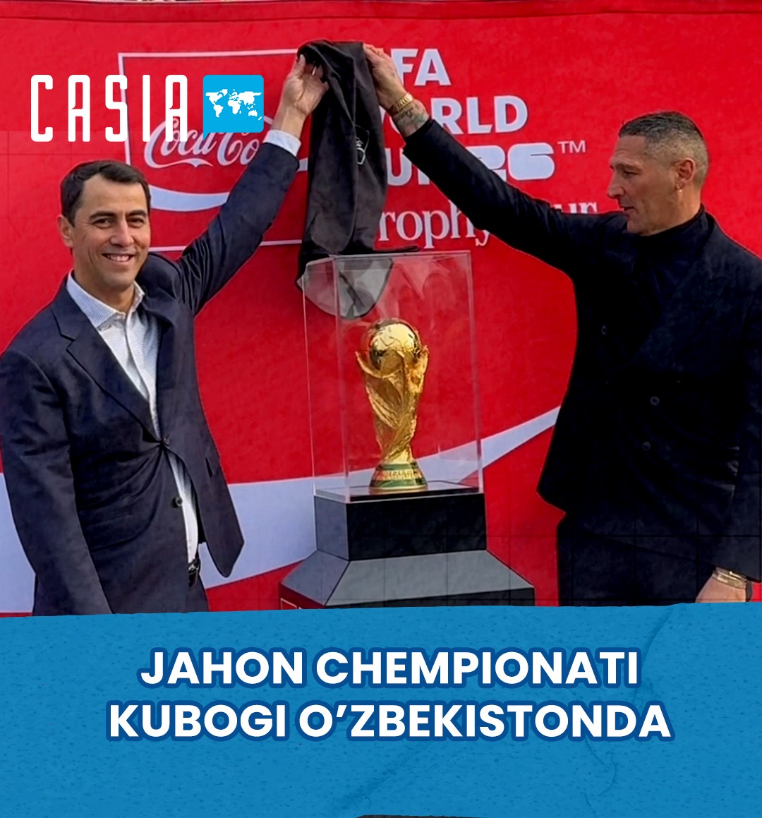 The FIFA World Cup Trophy Arrives in Tashkent