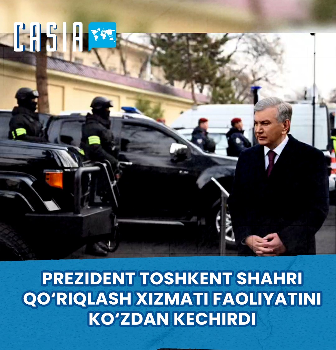President Reviews the Activities of Tashkent City Security Service