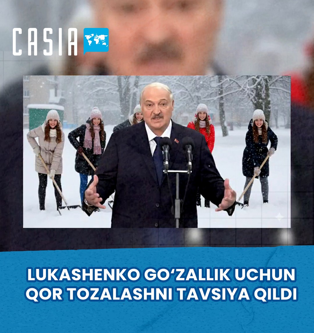 Lukashenko Advised Women to Clear Snow to Maintain Beauty
