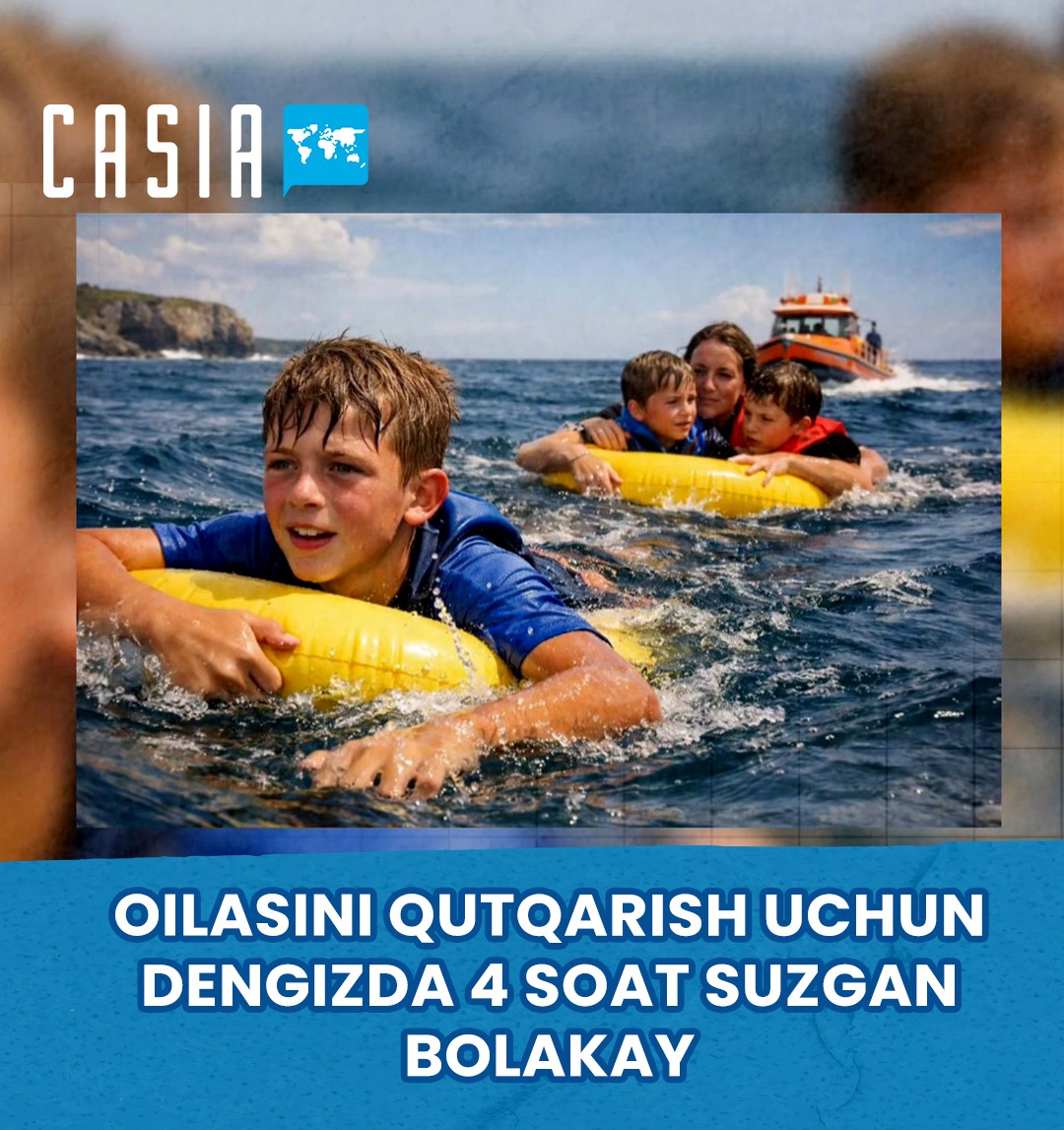 A 13-Year-Old Boy Swam for 4 Hours in the Sea to Save His Family