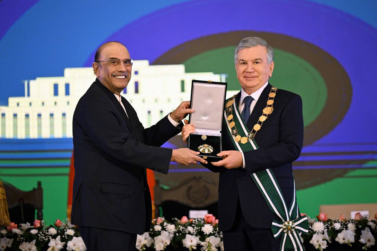 Shavkat Mirziyoyev Awarded Pakistan’s Highest State Honor — the Nishan-e-Pakistan Order