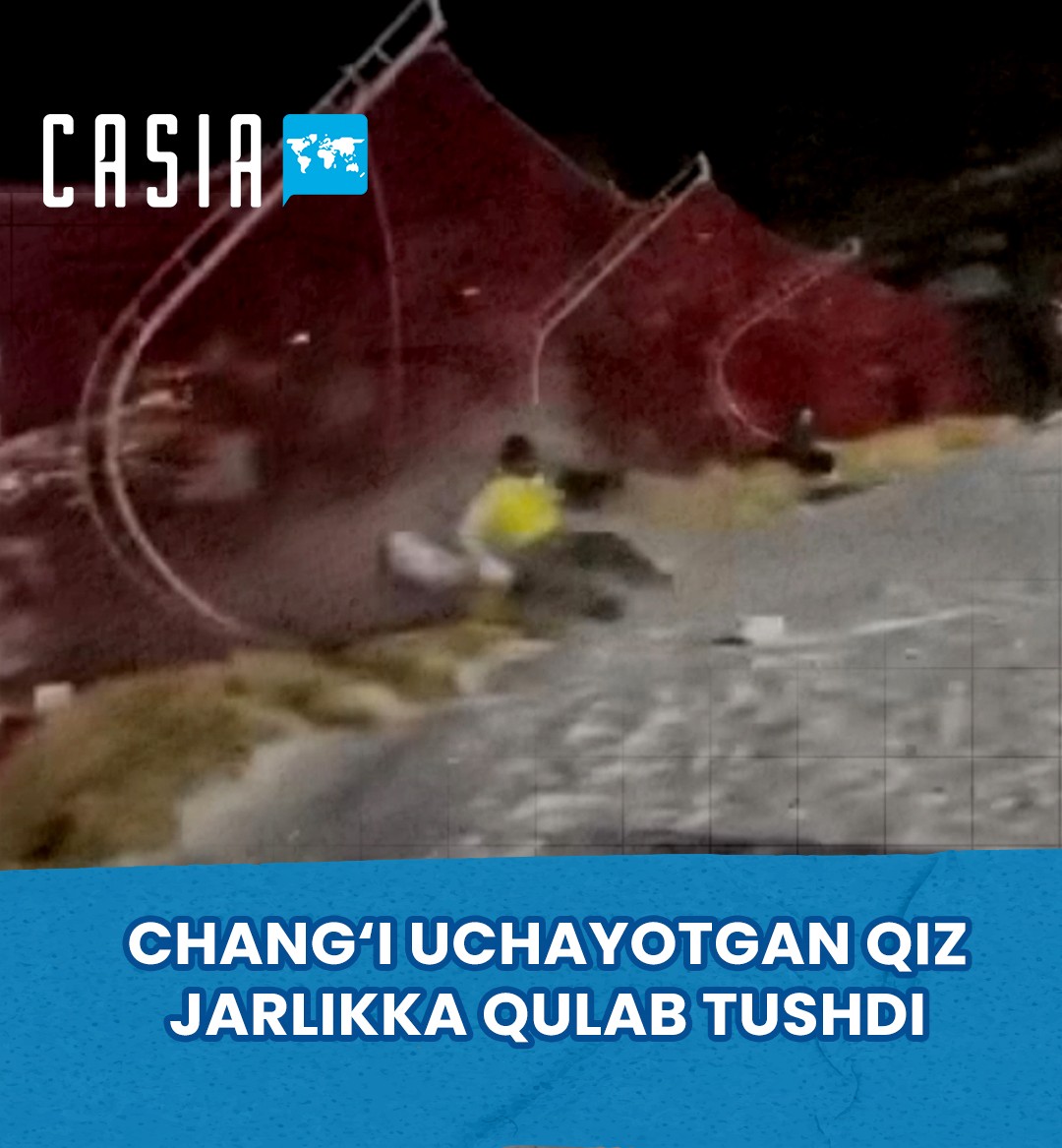 Girl falls off cliff at ski resort in Kyrgyzstan