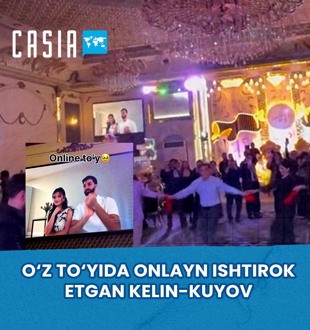 Uzbekistan’s First Online Wedding!