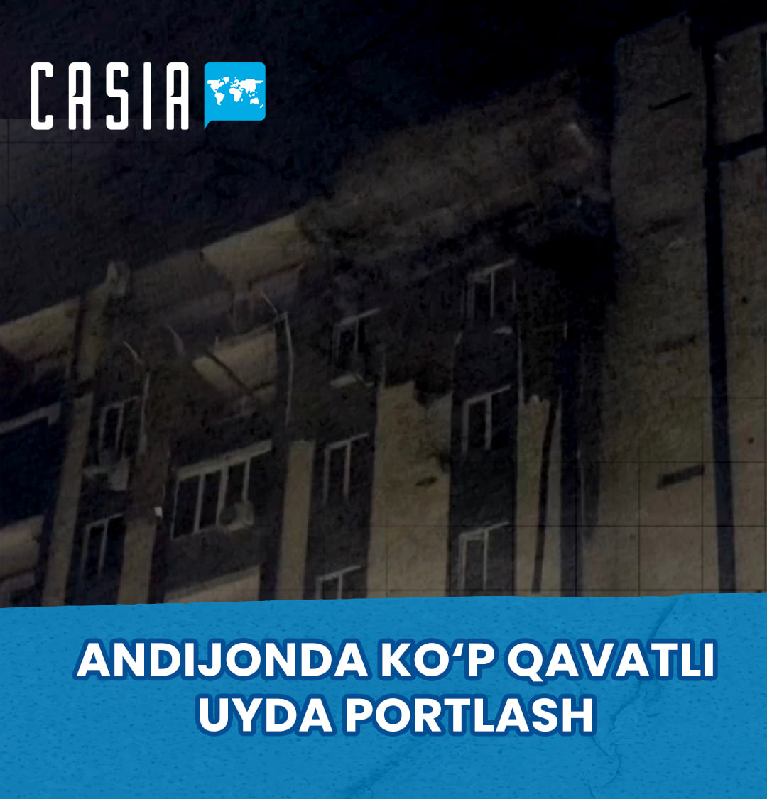 Explosion in one of the apartment buildings in Andijan