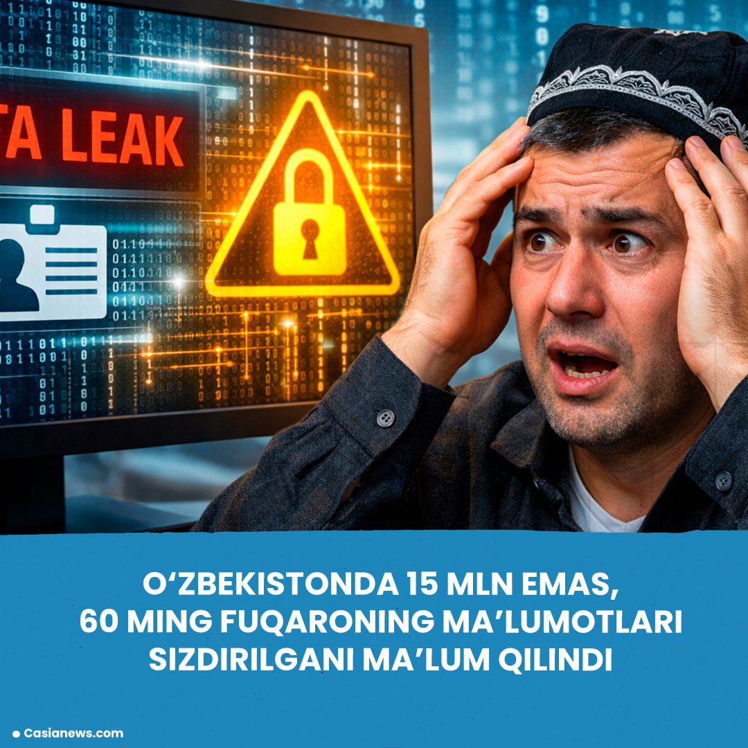 Official figures on data leak disclosed