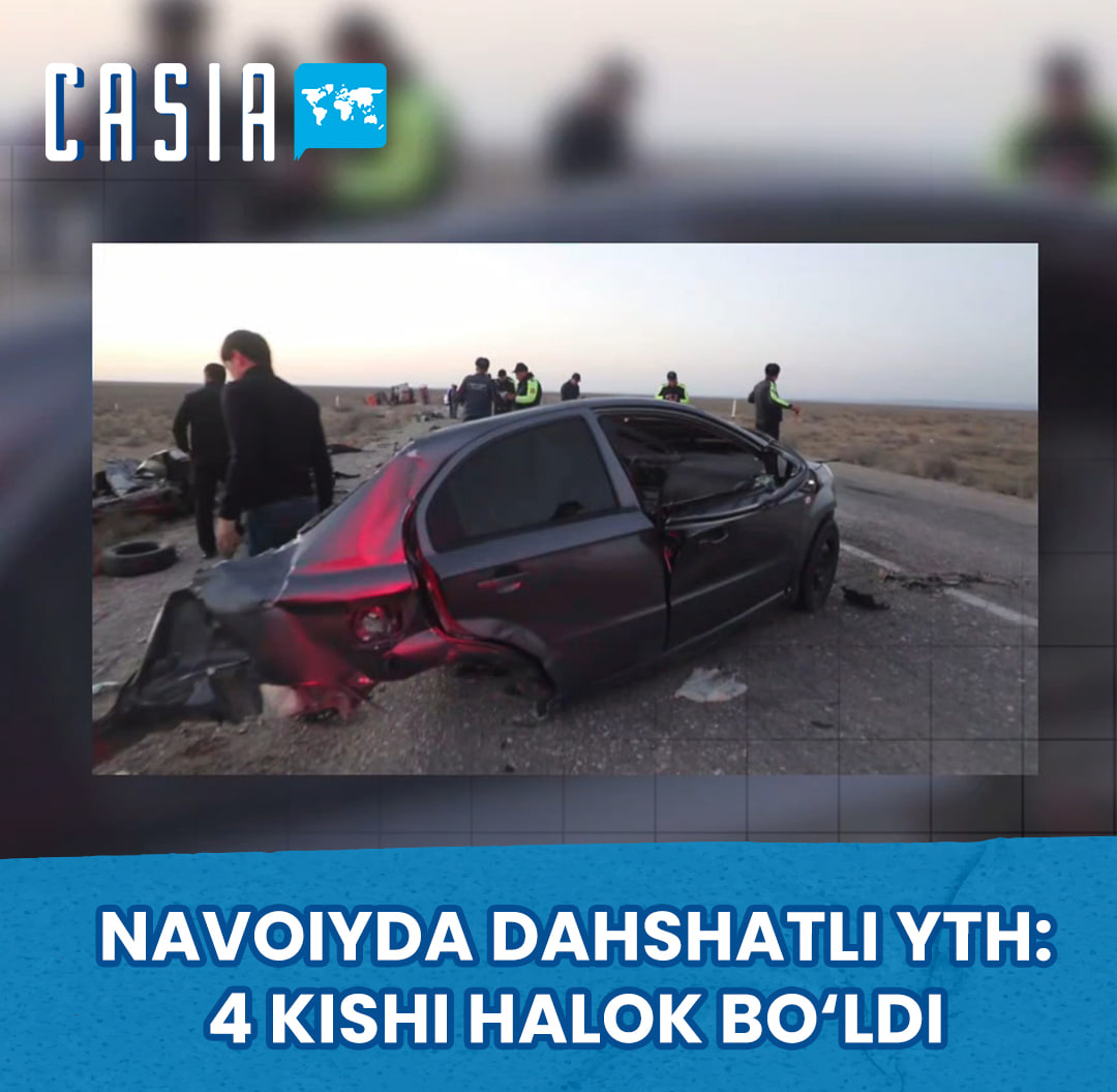 Terrible accident in Navoi: 4 people died