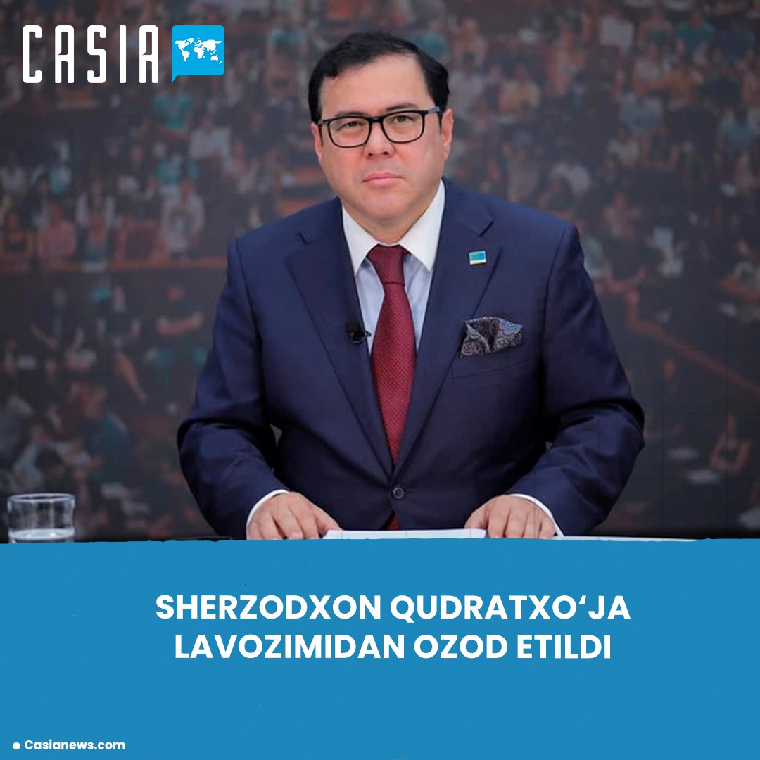Sherzodkhon Kudratkhodja resigns, replaced by Odiljon Tojiyev