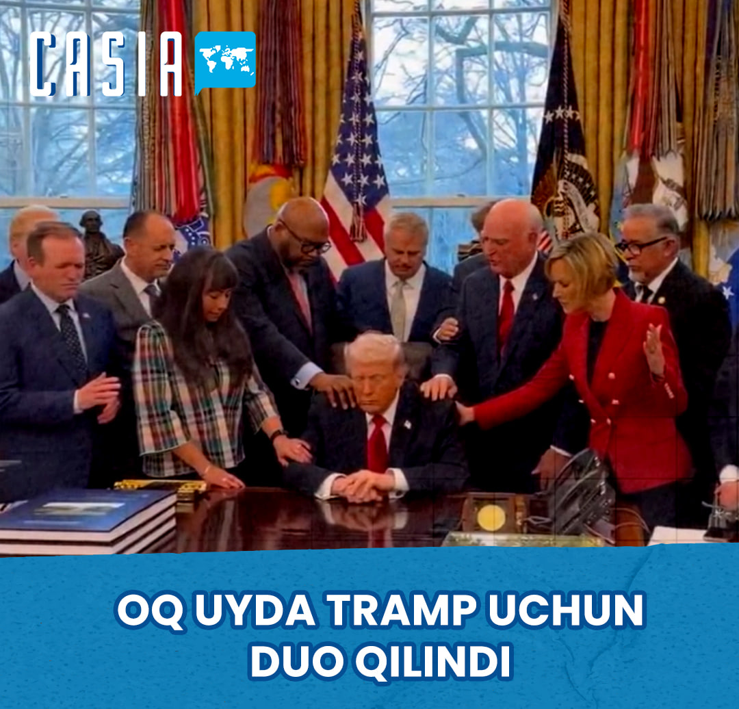 Trump prayed at the White House