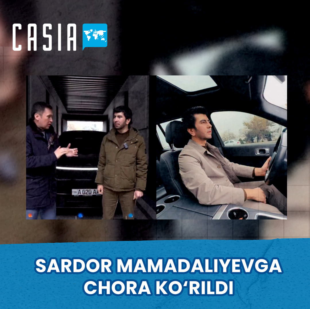 Action taken against Sardor Mamadaliyev for not wearing a seat belt