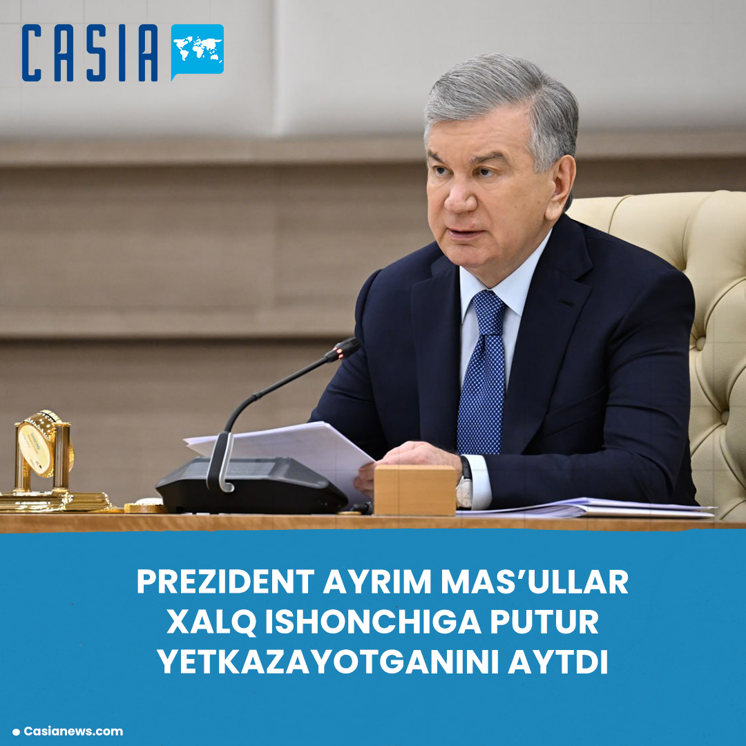 The President said that some officials are undermining the people's trust in the state.