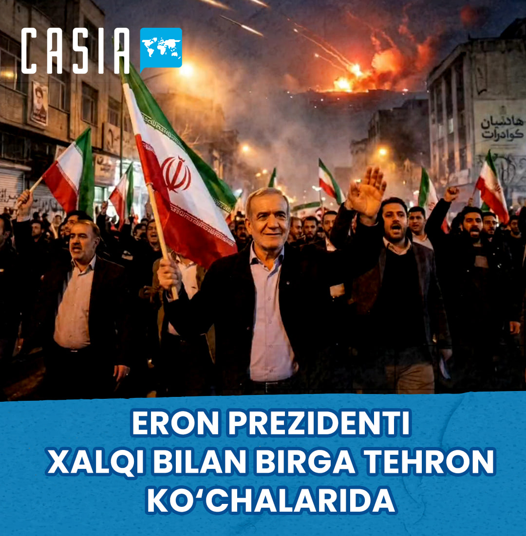 Iranian President and Many Senior Officials in the Streets of Tehran