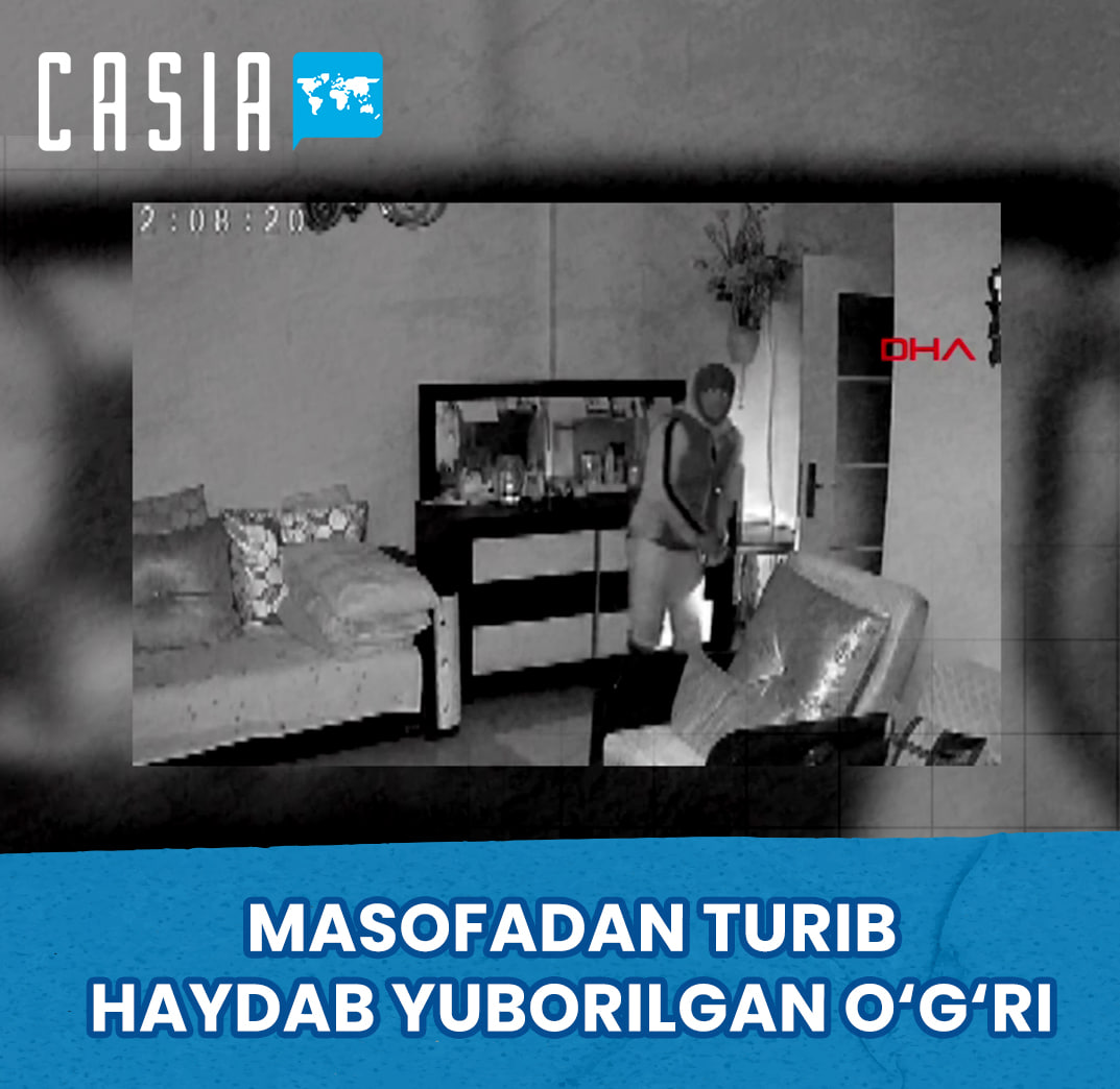 A burglar was caught on camera and escaped without taking anything