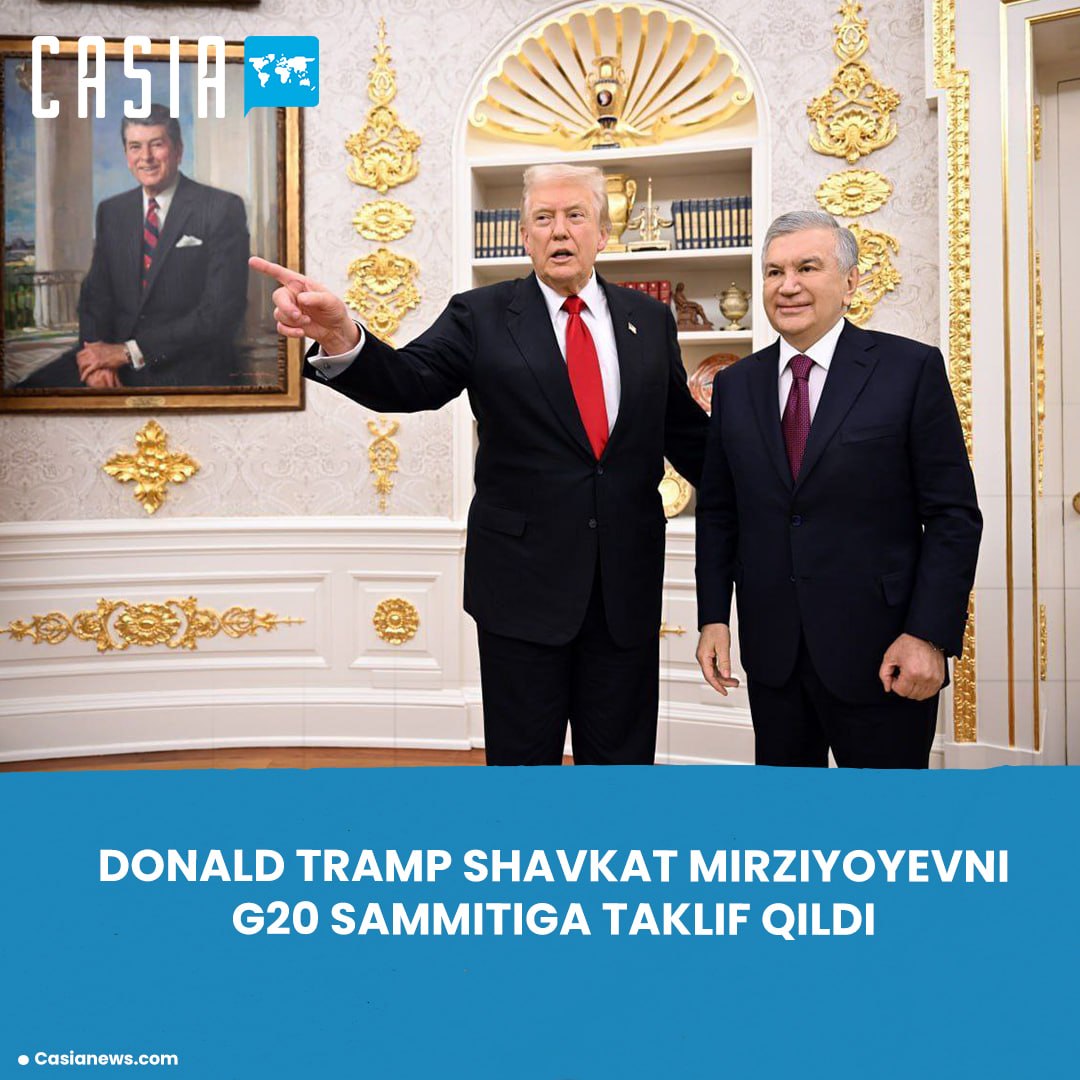 Donald Trump invites Shavkat Mirziyoyev to G20 summit