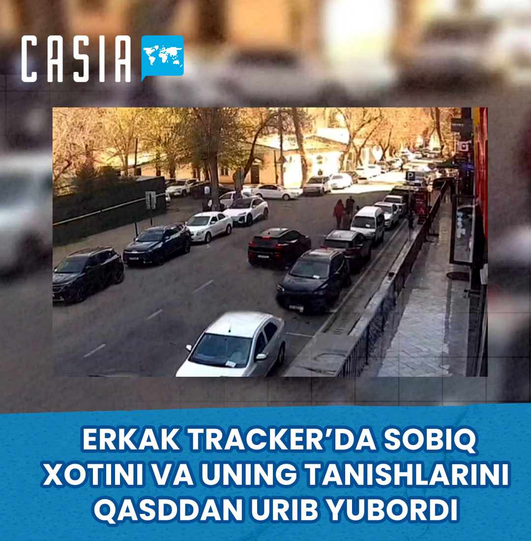 In Tashkent, a man intentionally hit his ex-wife and her acquaintances in a Tracker