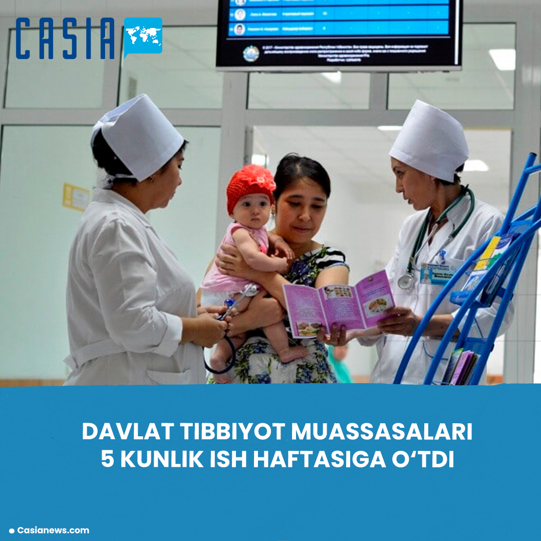 State medical institutions switched to a 5-day work week