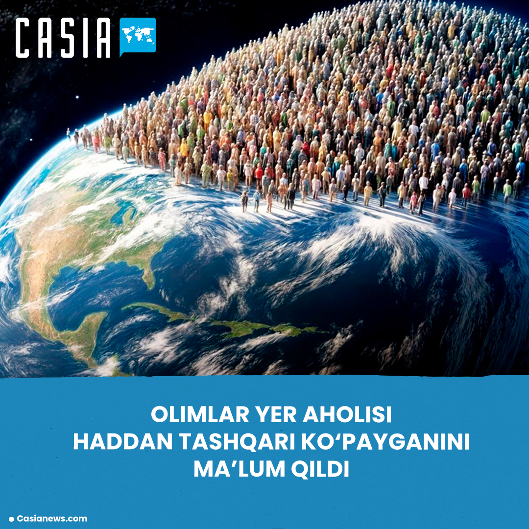 The number of people on Earth is increasing dramatically.