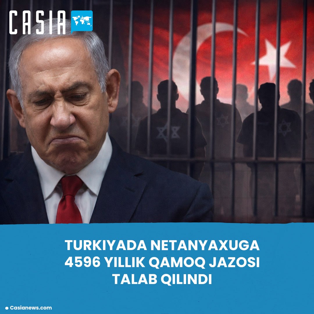 In Turkey, life imprisonment has been requested for Benjamin Netanyahu and 34 other individuals