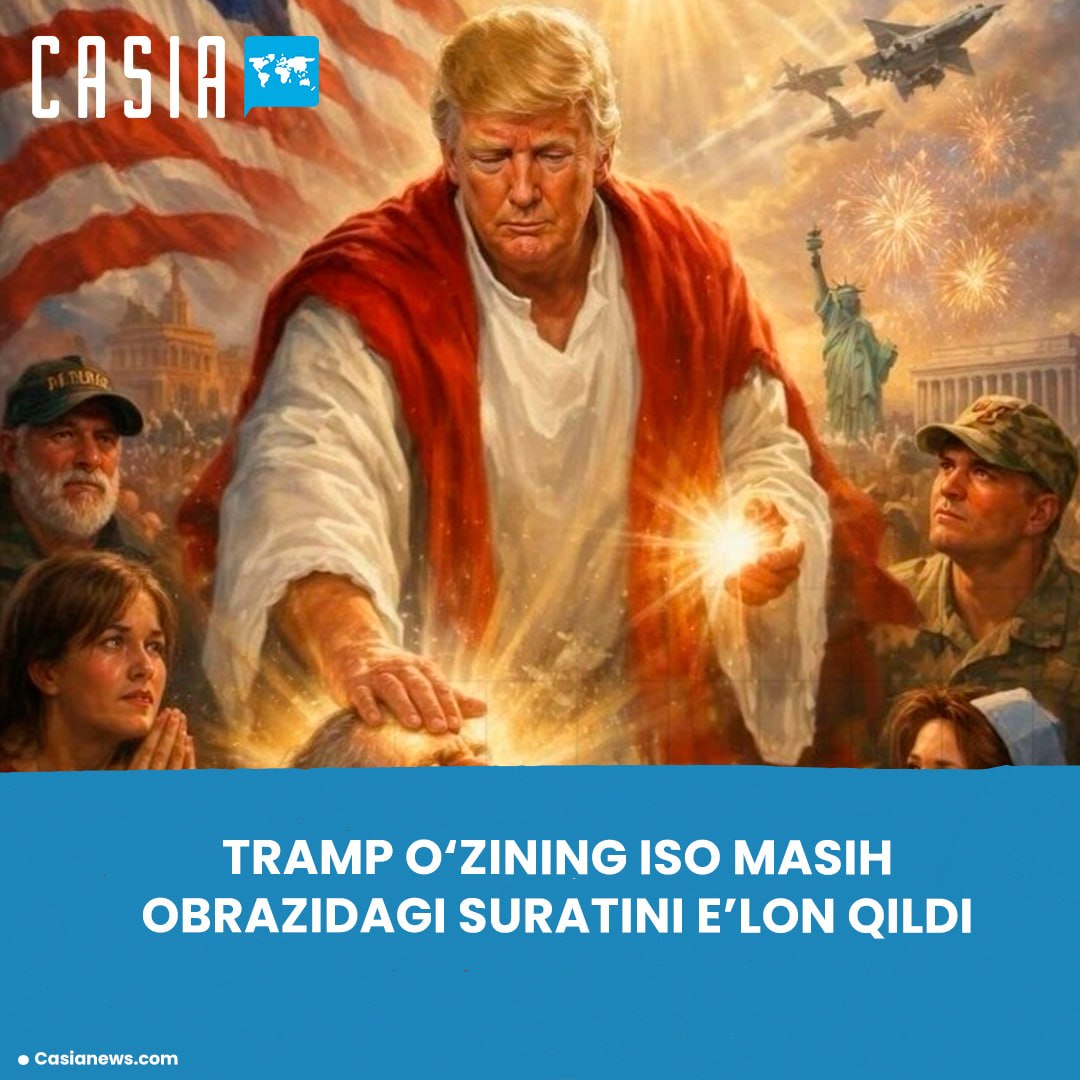 Trump published an image depicting himself as Jesus Christ.