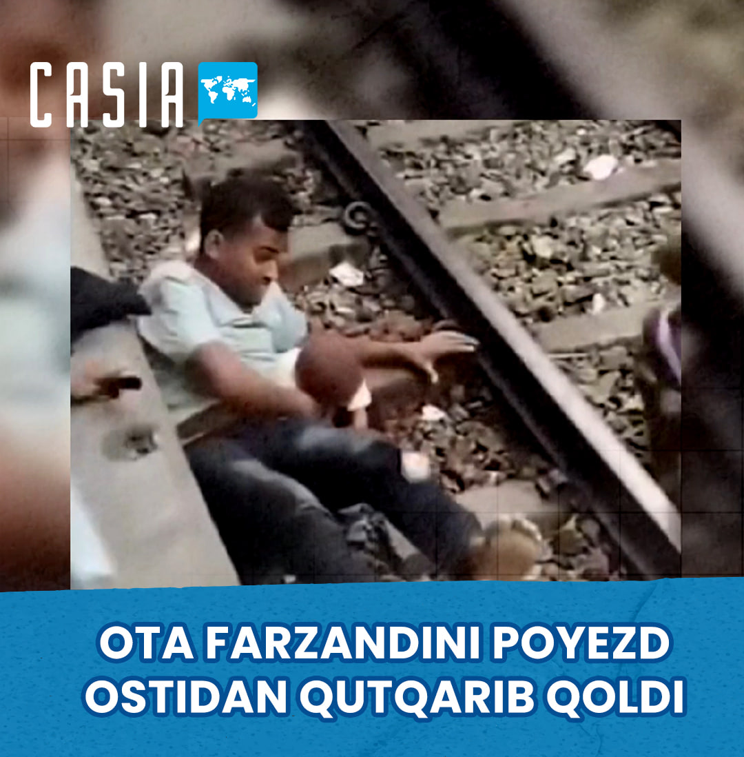 Bangladeshi father saves son from train