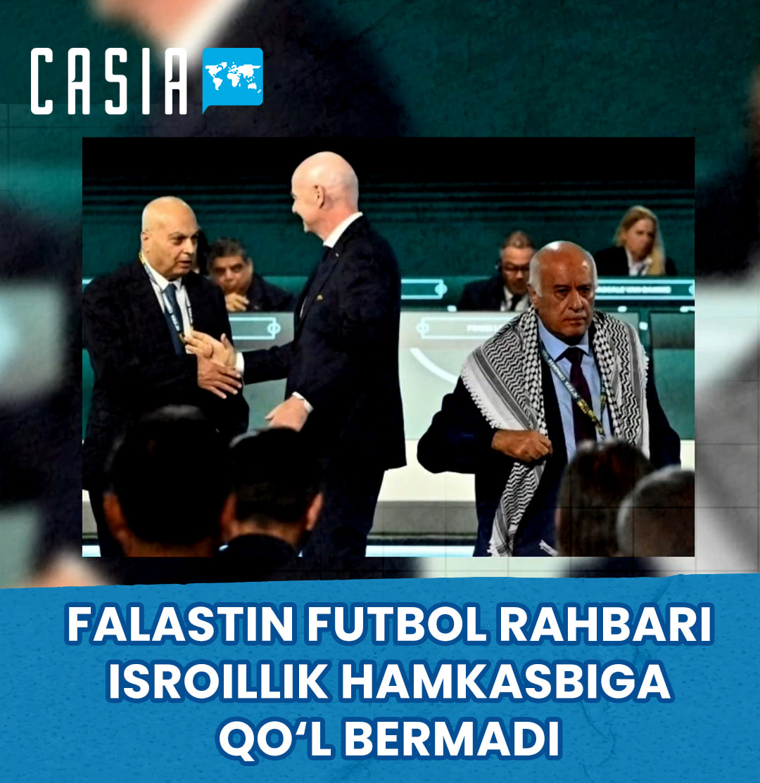 Palestinian football chief refuses to shake hands with Israeli counterpart