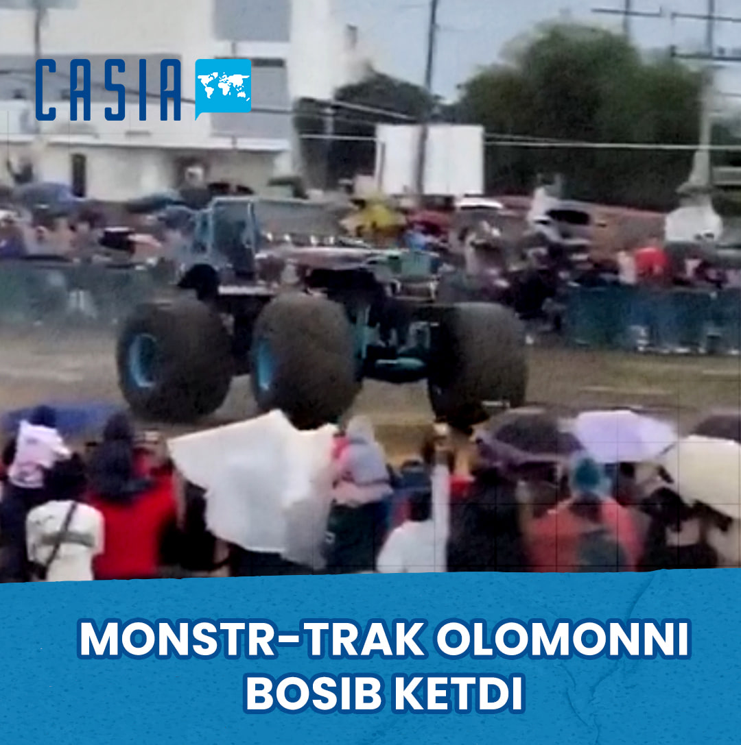 Monster truck plows into crowd