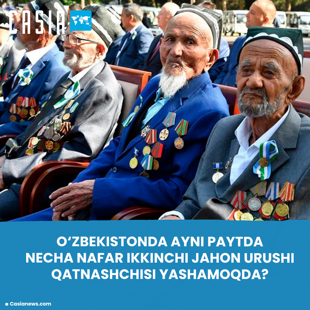 Number of World War II Veterans in Uzbekistan Announced