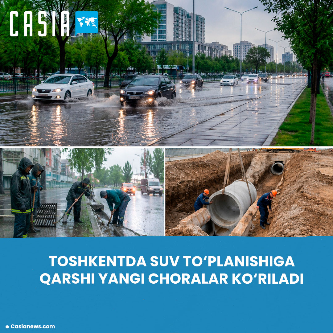 New measures to prevent flooding in Tashkent
