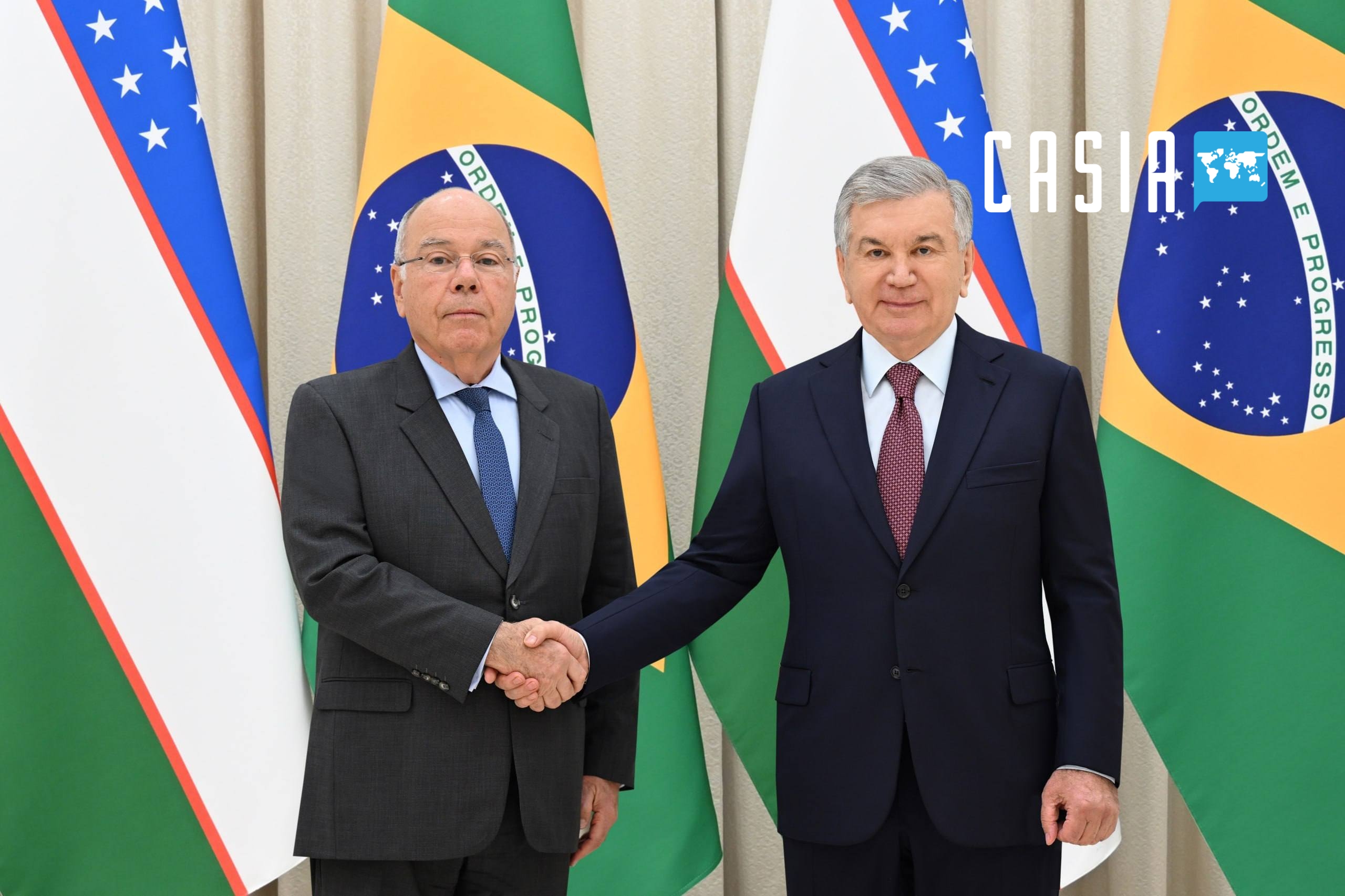 President receives Brazilian delegation