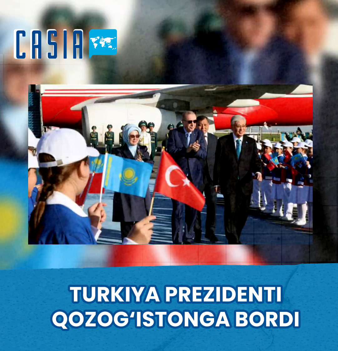 Erdogan Arrives in Kazakhstan 