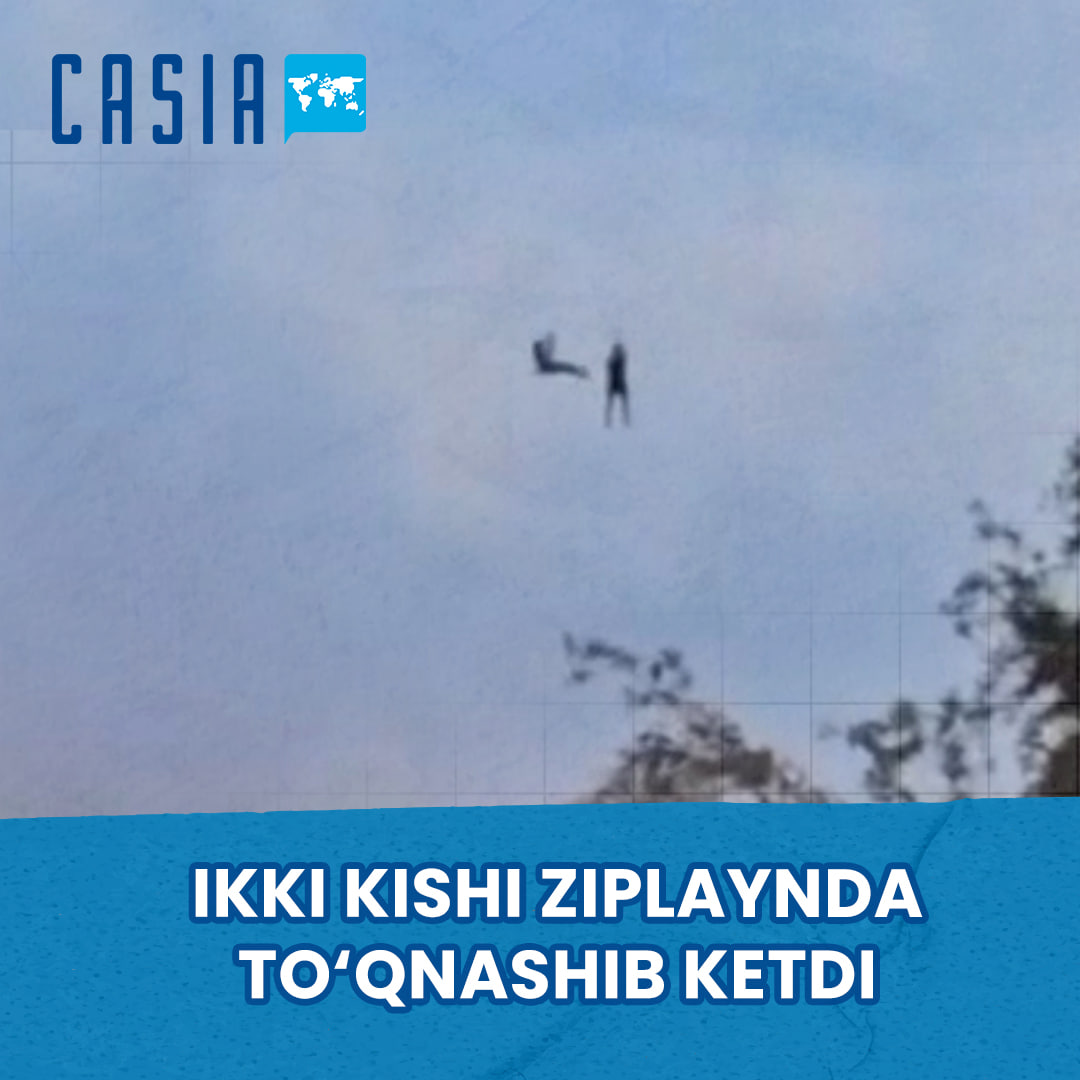 Two people collided on a zipline in Tashkent region