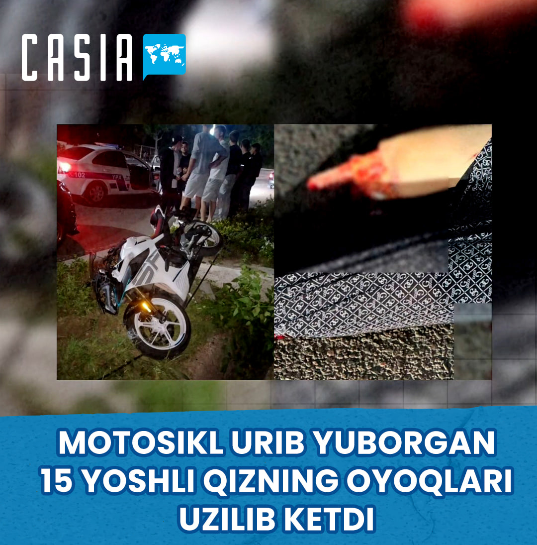 15-year-old girl reportedly loses legs in Tashkent region accident 